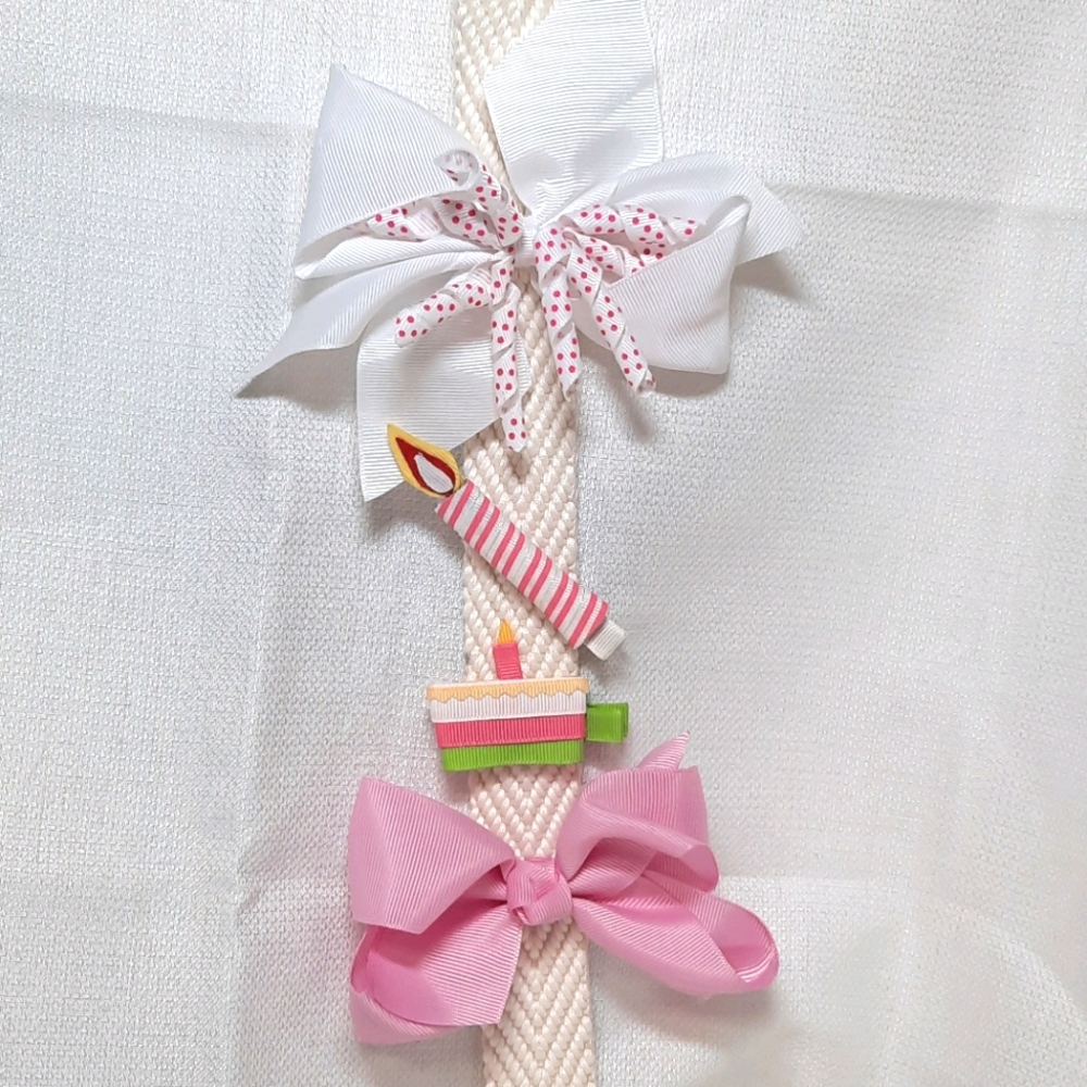 Ribbon Sculpture/ Grosgrain Hair Bows ☆Set of 4